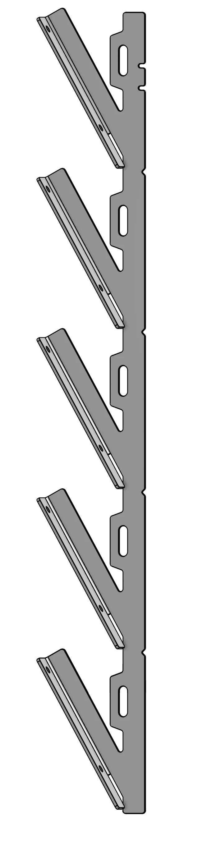 Ez Louver bracket for fences and enclosures