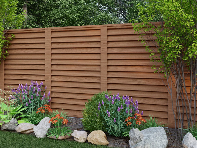 Louvered fence company